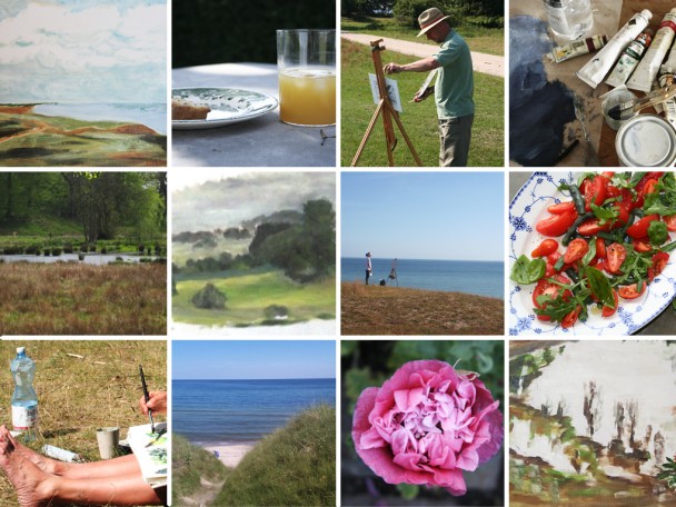 Måleri collage